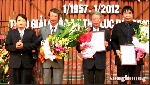 Tạp chí Sông Hương và Tạp chí Văn nghệ Quân đội đã trao giải Cuộc thi Thơ Lục bát 2010 - 2011 