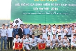 Huda cup 2014 – Khu vực Huế: Khoa Giáo dục Thể chất bảo vệ thành công ngôi vô địch