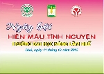 “Ngày hội hiến máu tình nguyện Trường Đại học Nông Lâm Huế - Năm 2015” được tổ chức váo ngày 11/10