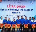 Huyện đoàn Phú Lộc ra quân chiến dịch hè tình nguyện năm 2016