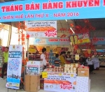 “Chương trình Tháng bán hàng khuyến mại tỉnh Thừa Thiên Huế lần thứ X năm 2016” đã thu hút trên 400 doanh nghiệp trong và ngoài tỉnh tham gia