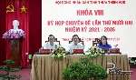 Hội đồng Nhân dân  tỉnh Thừa Thiên Huế sẽ tổ chức kỳ họp chuyên đề lần thứ 13, HĐND tỉnh khóa VIII, nhiệm kỳ 2021 – 2026.