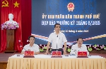 UBND thành phố Huế tổ chức họp báo thường kỳ tháng 5 