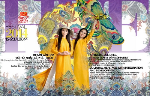 Hoàn thành Poster của Festival Huế 2014 .