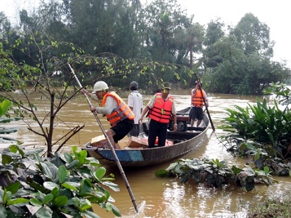 Thị xã Hương Trà phòng chống lụt, bão.