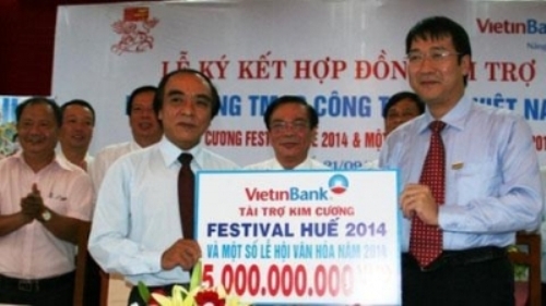 VietinBank đầu tư 5 tỷ đồng cho Festival Huế 2014.