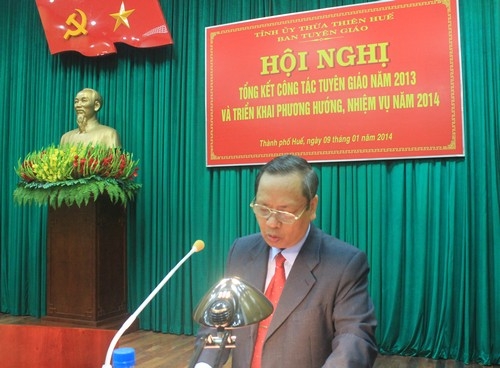 Thừa Thiên Huế: Tổng kết công tác Tuyên giáo năm 2013