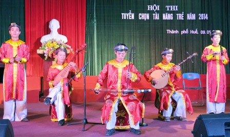 Học viện âm nhạc Huế tuyển chọn tài năng trẻ âm nhạc