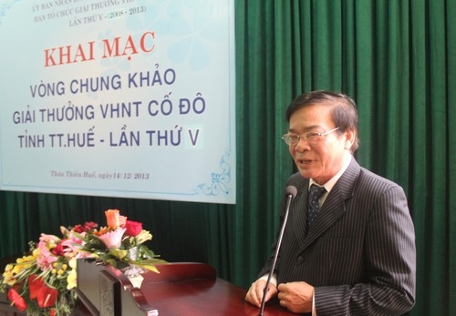 Bắt đầu chấm chung khảo Giải thưởng Văn học nghệ thuật Cố đô lần thứ V 