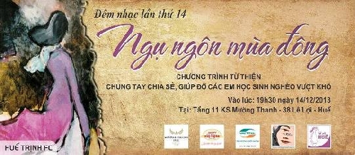 Nhiều tấm lòng hảo tâm đến với học sinh nghèo trong đêm nhạc từ thiện