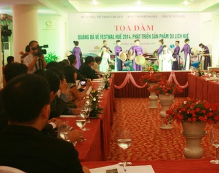 Thừa Thiên Huế: Tọa đàm quảng bá Festival Huế 2014 và phát triển sản phẩm du lịch Huế.