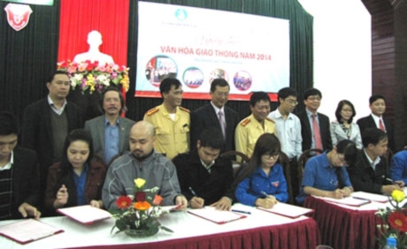 Ngày hội văn hóa giao thông trong sinh viên năm 2014