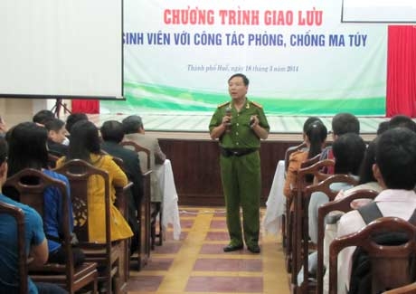 Giao lưu Sinh viên với công tác phòng, chống ma túy