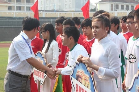 Khai mạc giải bóng đá sinh viên Huda cup lần thứ VIII năm 2014, khu vực Huế