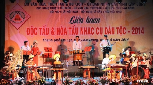 Đoàn TT Huế đạt giải cao tại Liên hoan độc tấu và hòa tấu nhạc cụ dân tộc năm 2014 