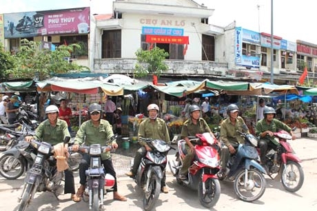 Đội xe thồ phòng chống tội phạm