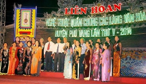 Phú Vang: tổ chức Liên hoan văn nghệ quần chúng các Làng văn hóa lần thứ V năm 2014