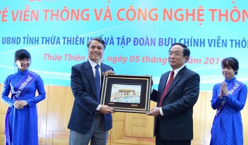 UBND tỉnh Thừa Thiên Huế và Tập đoàn Bưu chính Viễn thông Việt Nam ký thỏa thuận hợp tác chiến lược về Viễn thông và công nghệ thông tin