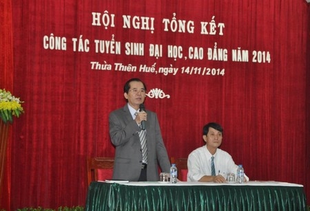 Tổng kết công tác tuyển sinh đại học, cao đẳng 2014: Tuyển đạt 102,06% chỉ tiêu được giao