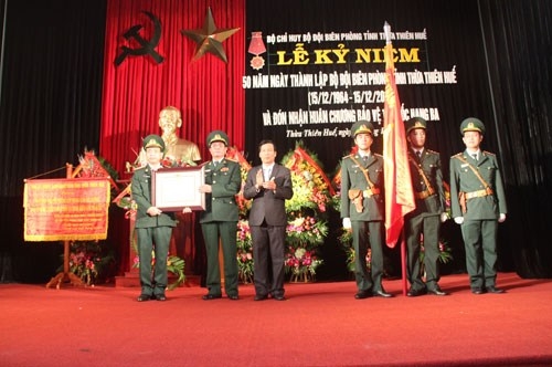 Bộ đội Biên phòng Thừa Thiên-Huế nhận 2 Huân chương Bảo vệ Tổ quố