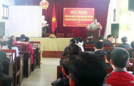Phú Vang: Hội nghị triển khai phòng chống dịch bệnh năm 2015