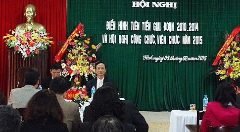 Tỷ lệ lao động qua đào tạo nghề đến cuối năm 2014 đạt 54%.