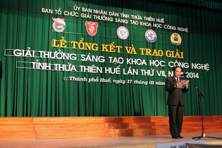 Hội thi Sáng tạo Kỹ thuật tỉnh Thừa Thiên Huế lần thứ VII, năm 2015