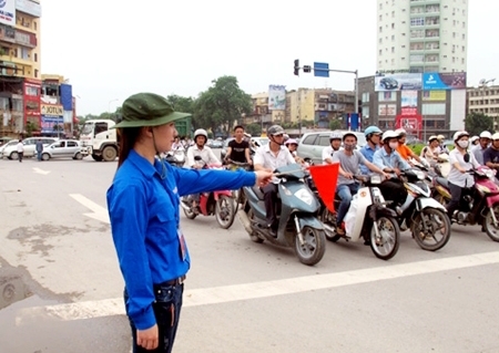 Sinh viên Ðại học Huế cam kết khi tham gia giao thông