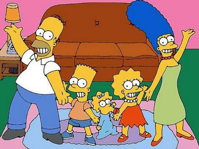 Gia đình Simpsons lên tem 