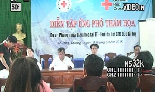 Nam Đông: Diễn tập ứng phó thảm họa