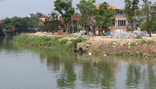 Thừa Thiên - Huế: Tạm dừng thi công Công viên cây xanh dọc bờ sông An Cựu