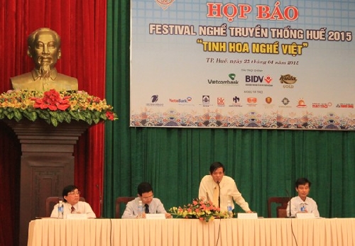 Họp báo Festival nghề truyền thống Huế với chủ đề “Tinh hoa nghề Việt”