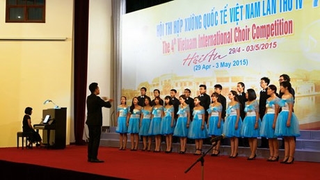 Đoàn hợp xướng Học viện Âm nhạc Huế đoạt giải vàng Hội thi hợp xướng quốc tế VN lần IV