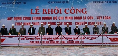 Đã bàn giao được 13,9Km/35,5Km giải phóng mặt bằng dự án đường Hồ Chí Minh đoạn La Sơn – Túy Loan