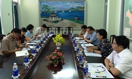 Ban quản lý Dự án Trung ương Hỗ trợ Y tế Bắc Trung Bộ làm việc tại tỉnh Thừa Thiên Huế