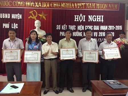 Phú Lộc: Sơ kết công tác cải cách hành chính giai đoạn 2011-2015