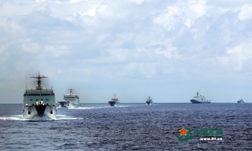 Trung Quốc đưa hơn 100 tàu chiến diễn tập ở Biển Đông