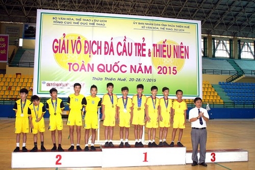 Thừa Thiên Huế giành 03 Huy chương Vàng, 01 Huy chương Bạc, 04 Huy chương Đồng tại Giải Vô địch đá cầu trẻ và thiếu niên toàn quốc