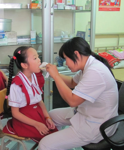 Phú Vang: Phối hợp công tác Y tế vào trường học trong năm học mới