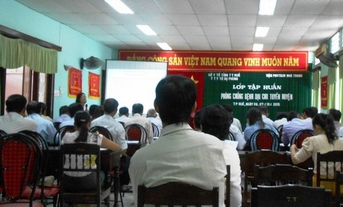 Tập huấn “Phòng chống bệnh Dại” cho tuyến huyện/thị xã/ thành phố Huế.