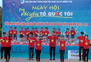 Gần 1000 hội viên, thanh niên Hội LHTN Hương Trà tham gia Ngày hội “Tôi yêu tổ quốc tôi”