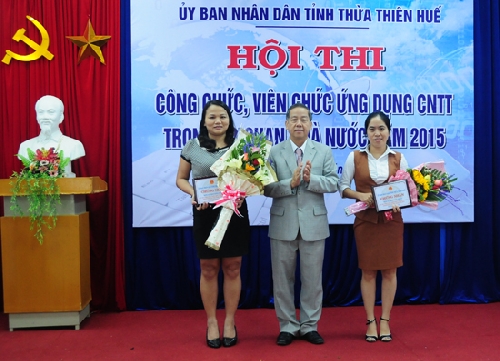 Hội thi công chức, viên chức ứng dụng CNTT trong cơ quan nhà nước tỉnh Thừa Thiên Huế năm 2015