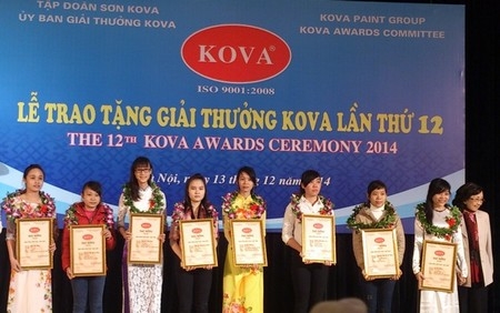 3 sinh viên Trường Đại học Khoa học ĐH Huế đạt giải thưởng KOVA năm 2015