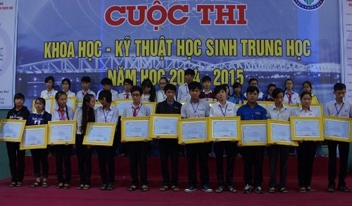 Cuộc thi KHKT học sinh trung học sẽ được tổ chức vào đầu tháng 1/2016