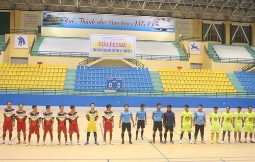 Khai mạc Giải Bóng đá Futsal tỉnh Thừa Thiên Huế lần thứ III năm 2015