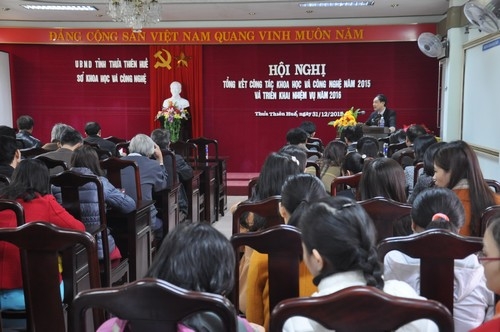 Tổng kết hoạt động ngành khoa học và công nghê năm 2015