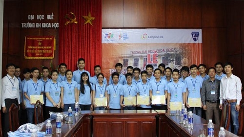 30 sinh viên trường Đại học Khoa học Huế được trao chứng chỉ Global Software Talent (GST) 