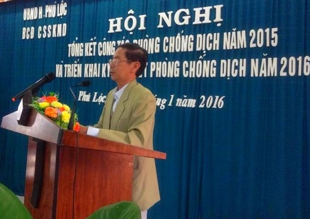 Phú Lộc: Tổng kết công tác phòng chống dịch năm 2015
