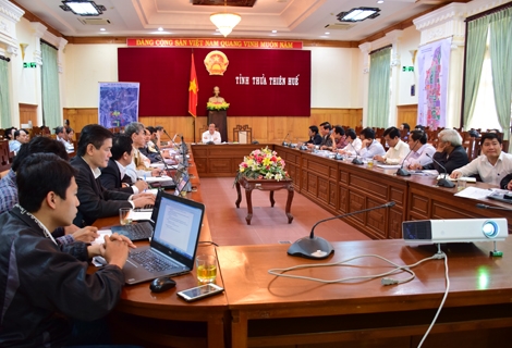 UBND tỉnh họp về rà soát Quy hoạch chung khu đô thị mới An Vân Dương