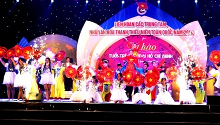 Liên hoan các trung tâm Thanh thiếu niên toàn quốc  Với chủ đề “Tự hào tuổi trẻ thời đại Hồ Chí Minh”